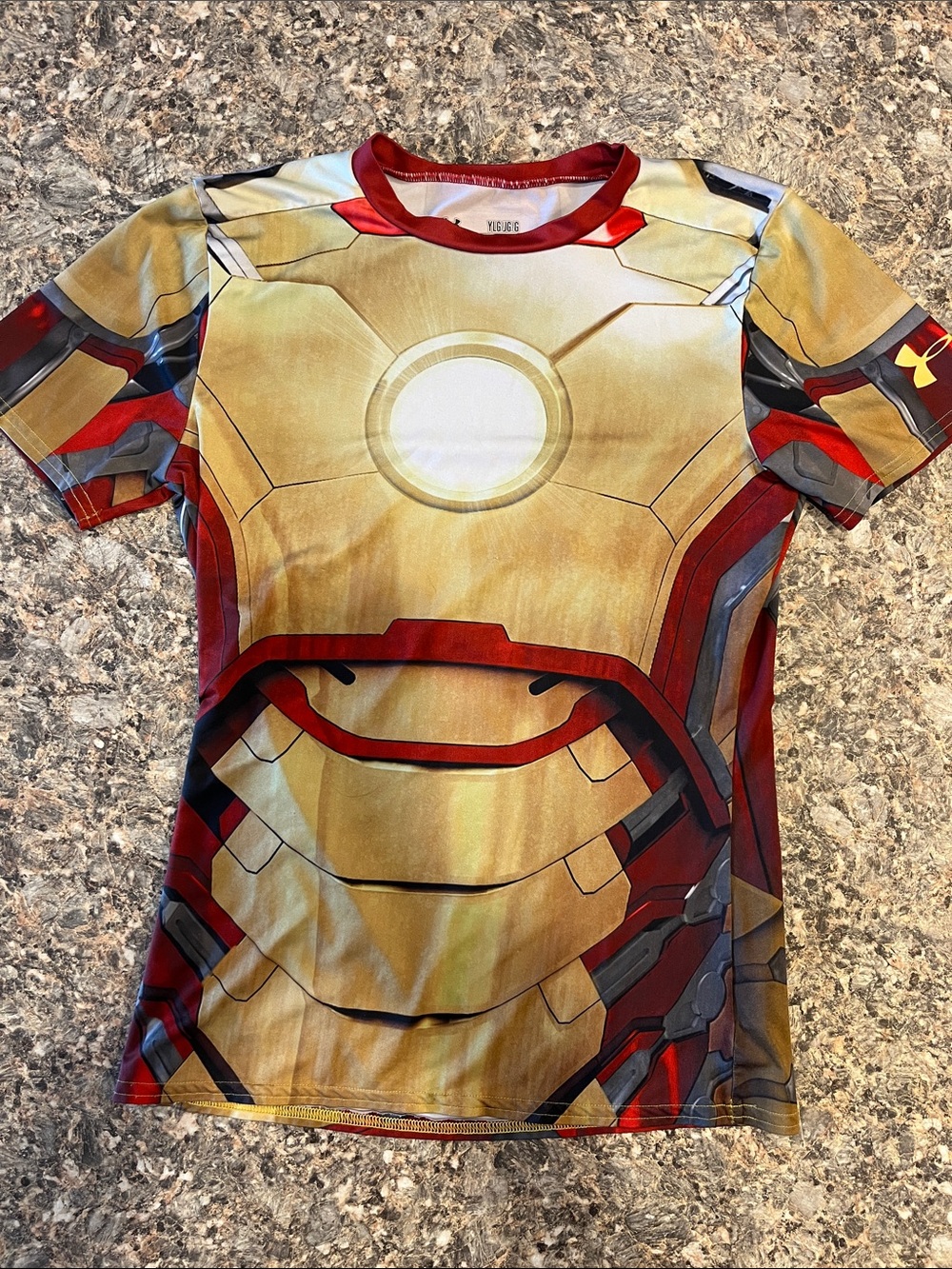Boys Iron Man Under Armour t-shirt